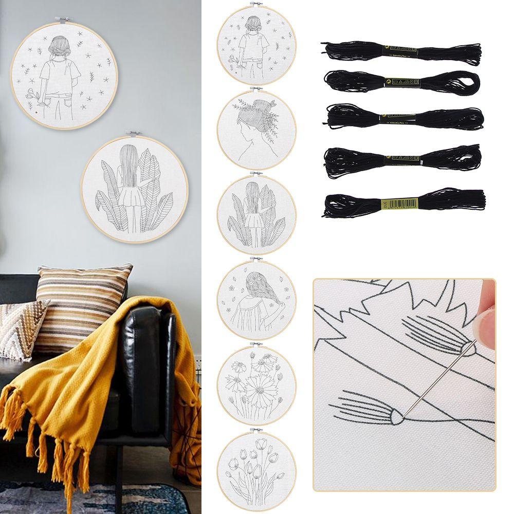 NIUYOU Bộ Dụng Cụ Thêu Tranh Thủ Công Chuyên Dụng