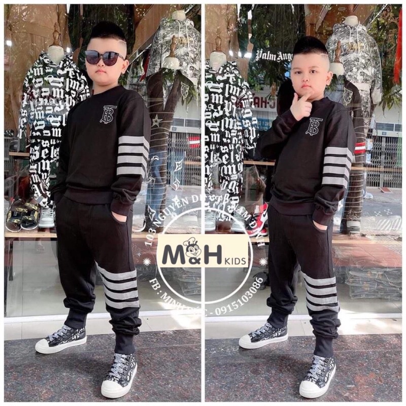 (jean baby kho sỉ) bộ thể thao xuất dư cho bé trai size đại(20-32kg)