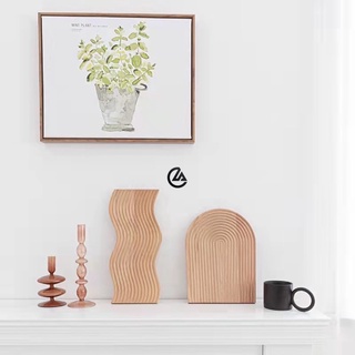 Khối gỗ tre cao cấp, khối gỗ nhiều dáng decor phong cách Hàn Quốc