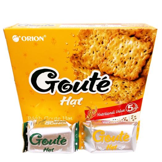 Bánh quy mè truyền thống Gouté hộp 144g / 288g
