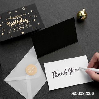 [1 thiệp] Thiệp Ghi Lời Chúc, Thiệp Chúc Mừng Sinh Nhật, Thiệp Anniversary