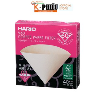 Giấy lọc Hario V60 - 1 cup KPLG-IM079