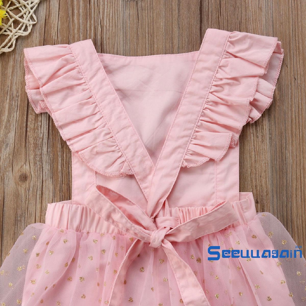 Bộ Bodysuit Một Mảnh Màu Hồng Dễ Thương Cho Bé