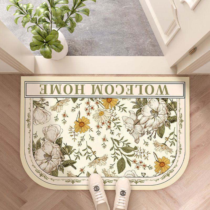 Thảm lót cửa chùi chân Chống Trượt Thấm Hút Tốt Phong Cách Bắc Âu Sang Trọng