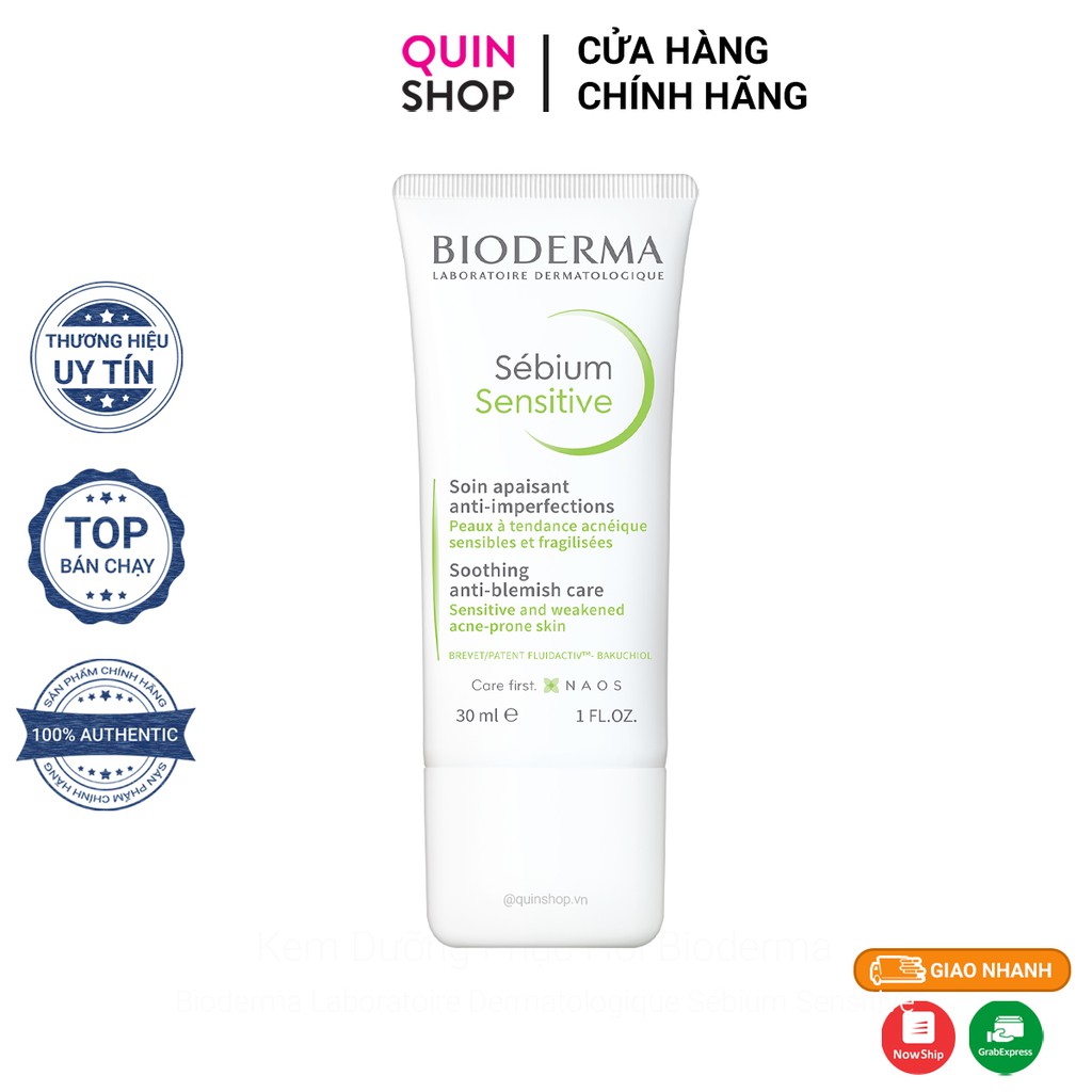 Kem Dưỡng Dịu Nhẹ Cho Da Nhạy Cảm Bioderma Laboratoire Dermatologique Sébium Sensitive Cream