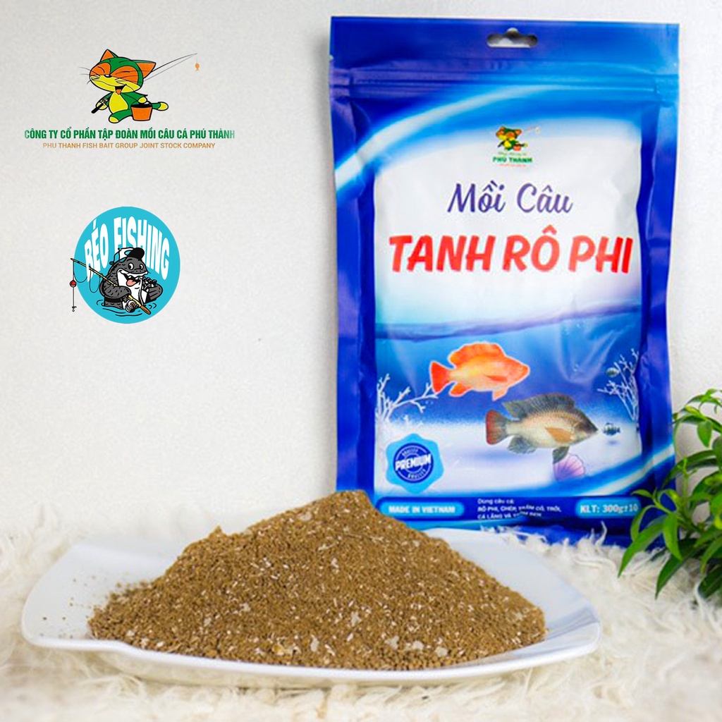 Mồi nền câu cá Phú Thành tanh rô phi 300g