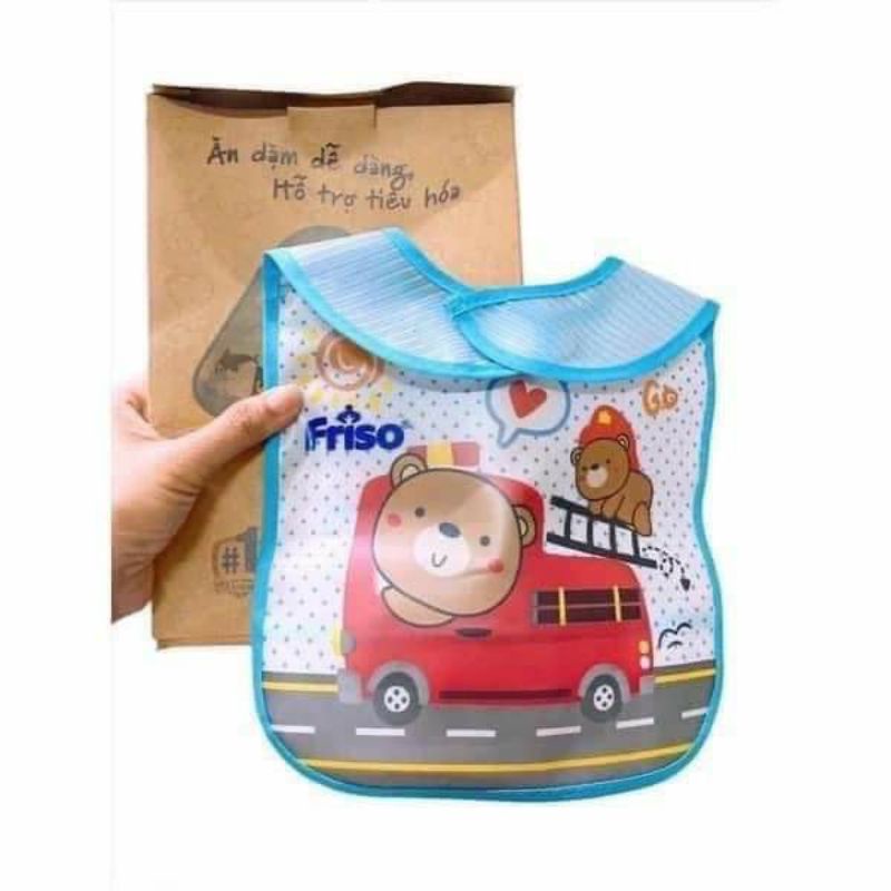 Yếm Ăn Dặm Hoạt Hình Cho Bé Chống Thấm - hàng khuyến mãi sữa Friso