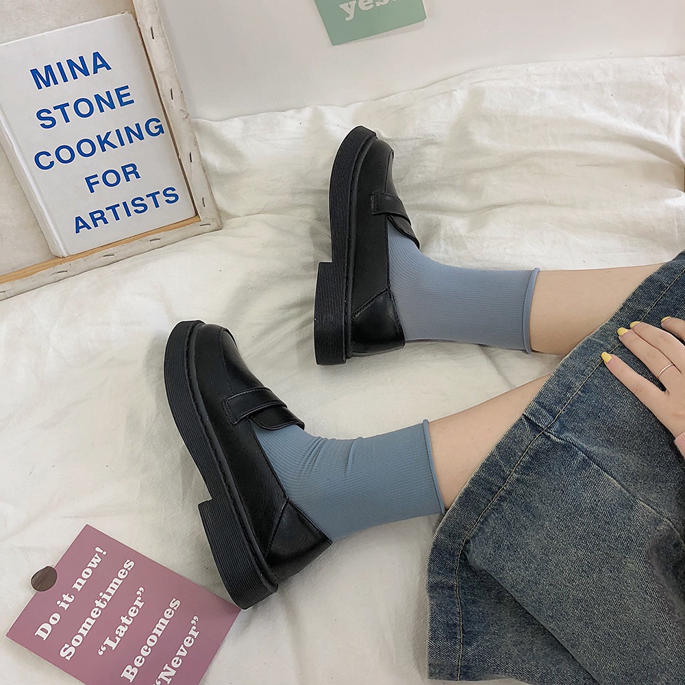 Giày lười da nữ phong các Nhật Bản hàng order