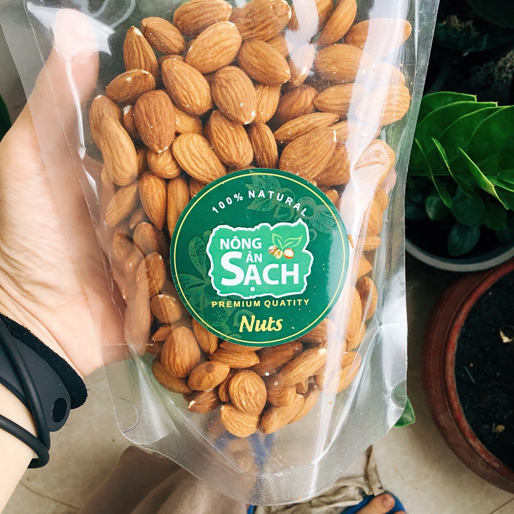 500G HẠNH NHÂN RANG MỘC