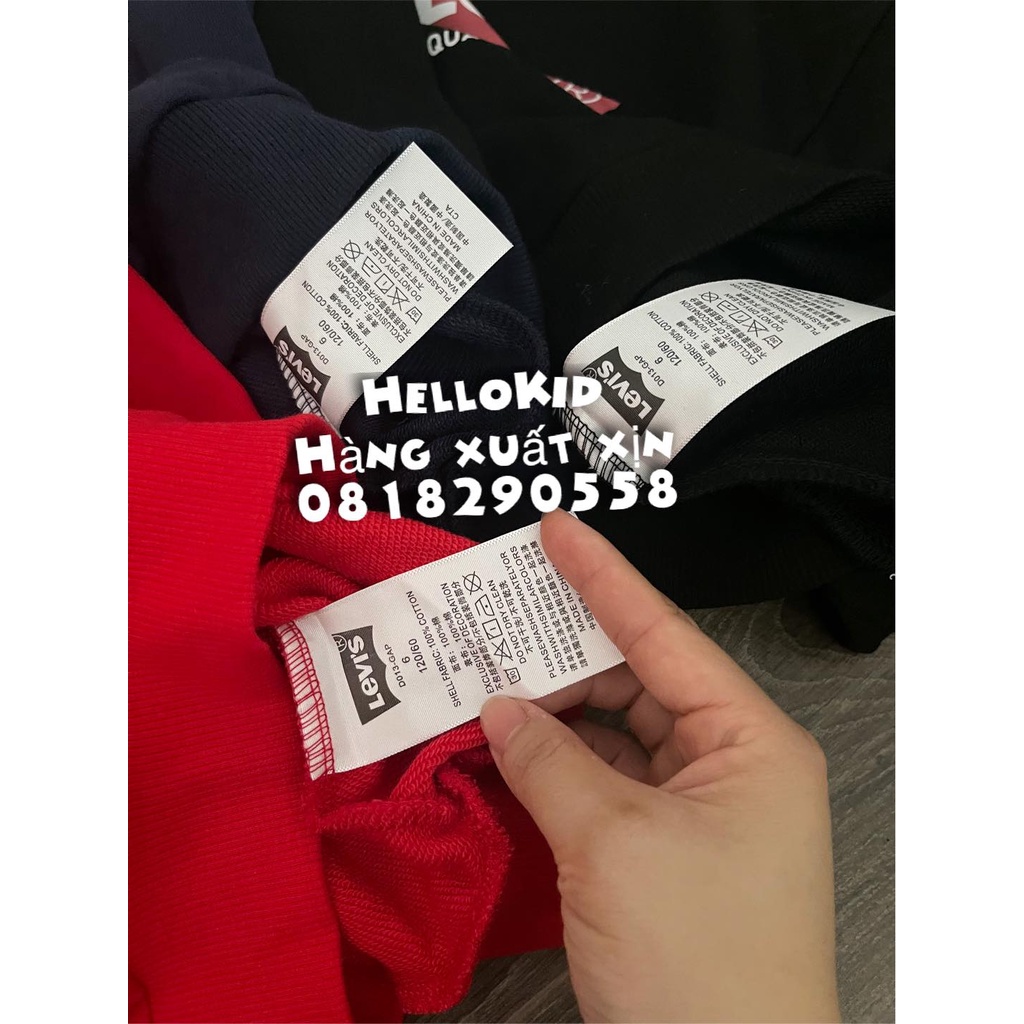 A383 - Áo nỉ da cá LV bé trai &amp; bé gái