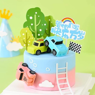 Bộ Xe Ô tô Trang trí Bánh Mô Hình Đại Bàng, Cá Mập, Cá Sấu