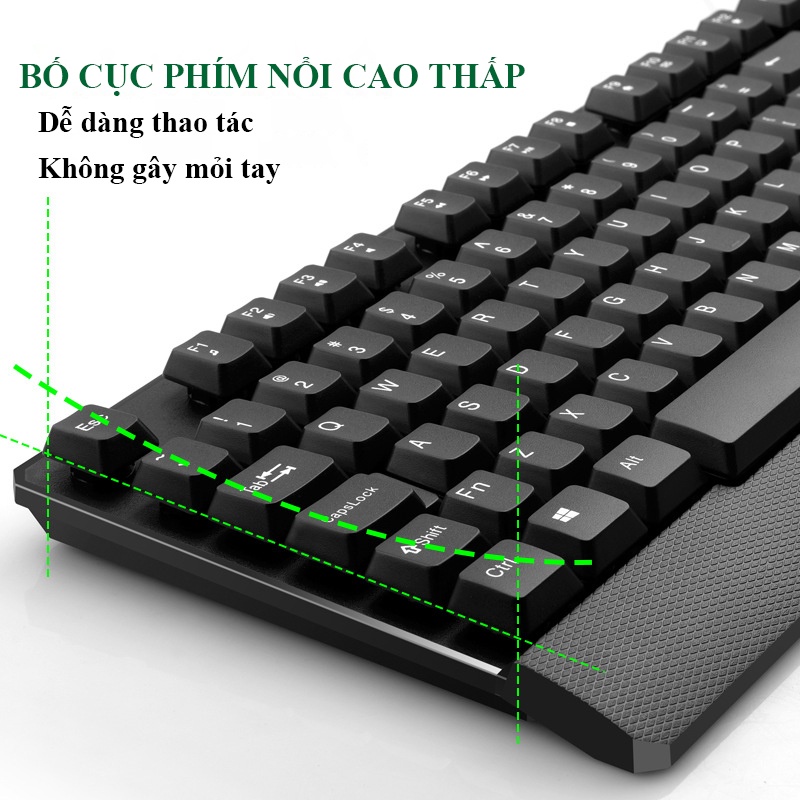 Bàn Phím Máy Tính POERMAX BK21 Kết Nối Có Dây