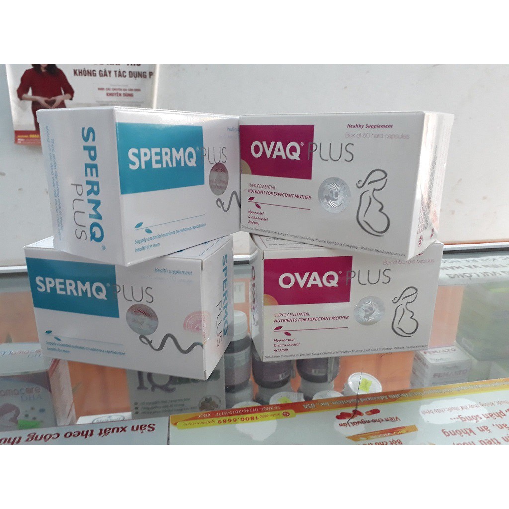 [CHÍNH HÃNG ] Spermq Plus - hộp 60 viên - Tăng cường sức khỏe sinh sản nam giới