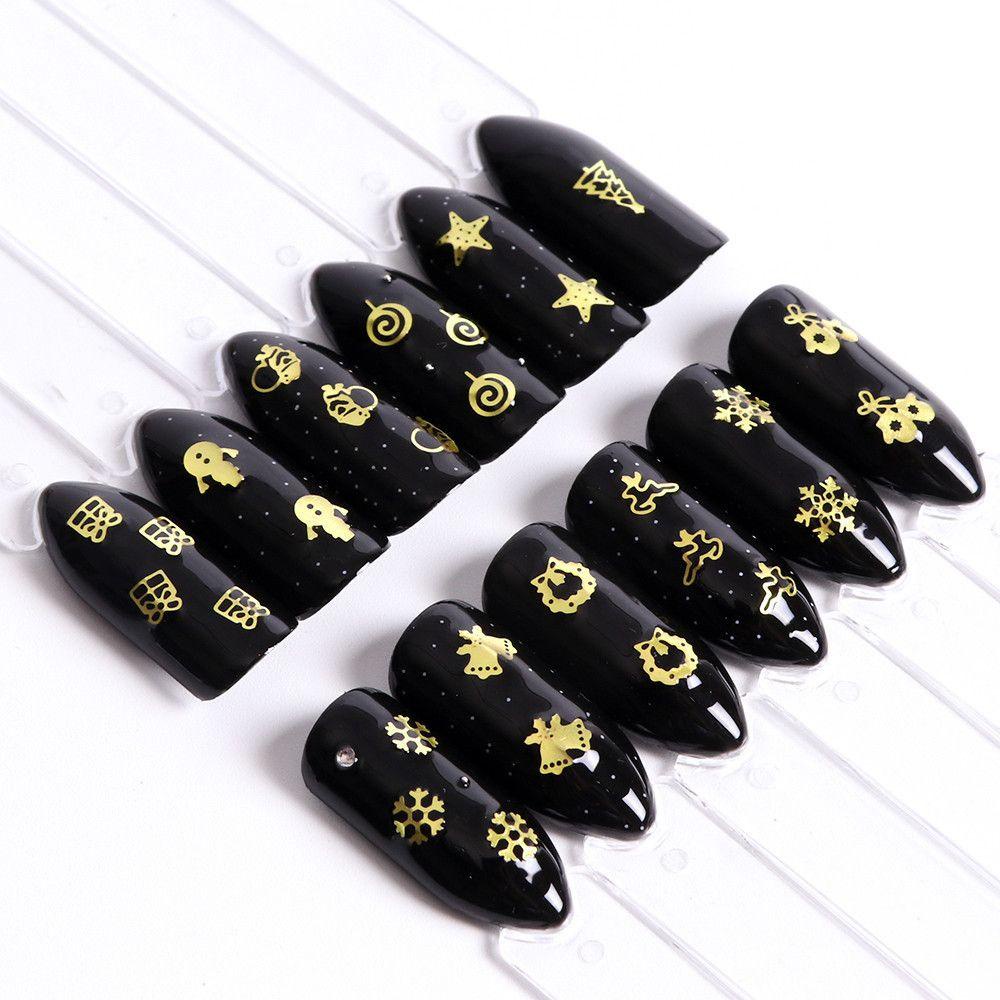 EUCA Set 60 / 120 Miếng Dán Trang Trí Móng Tay Thời Trang