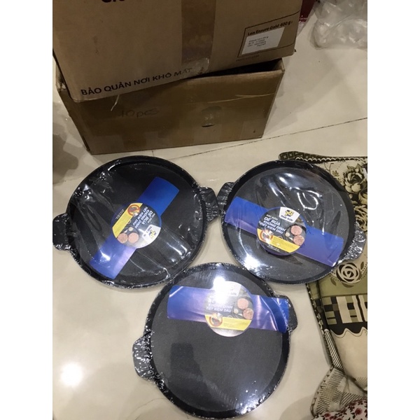 Chảo gang nướng thịt , chảo bánh mì loại lớn 26cm 28cm