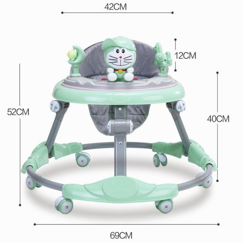 XE TRÒN TẬP ĐI Cho Bé Yêu  Mẫu Mới Tháng 8 Khỏe Đẹp_ Có Bàn Để Đồ Ăn Dặm Cho Bé Nhé