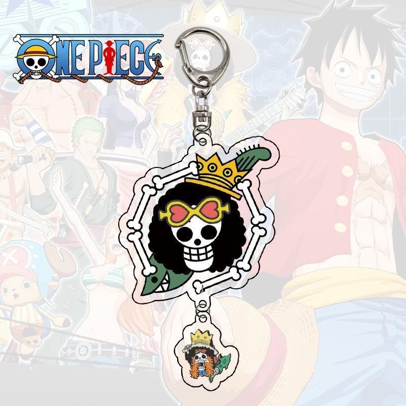 (new) Móc khóa One Piece mica 2 mảnh anime chibi Đảo hải tặc mẫu mới về