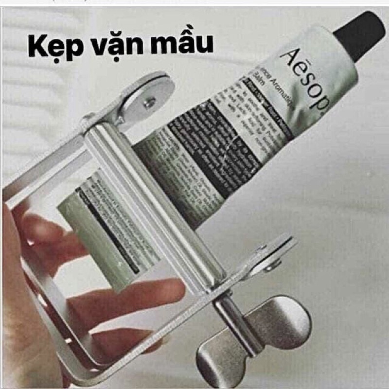 Kẹp Vặn Thuốc Nhuộm Inox Bản To - Hàng Chuyên Dụng Salon Tóc