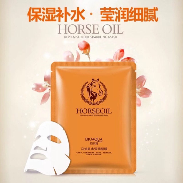 [Rẻ Vô Địch] MẶT NẠ DẦU NGỰA BIOQUA - Hourse Oil Bioaqua Mask