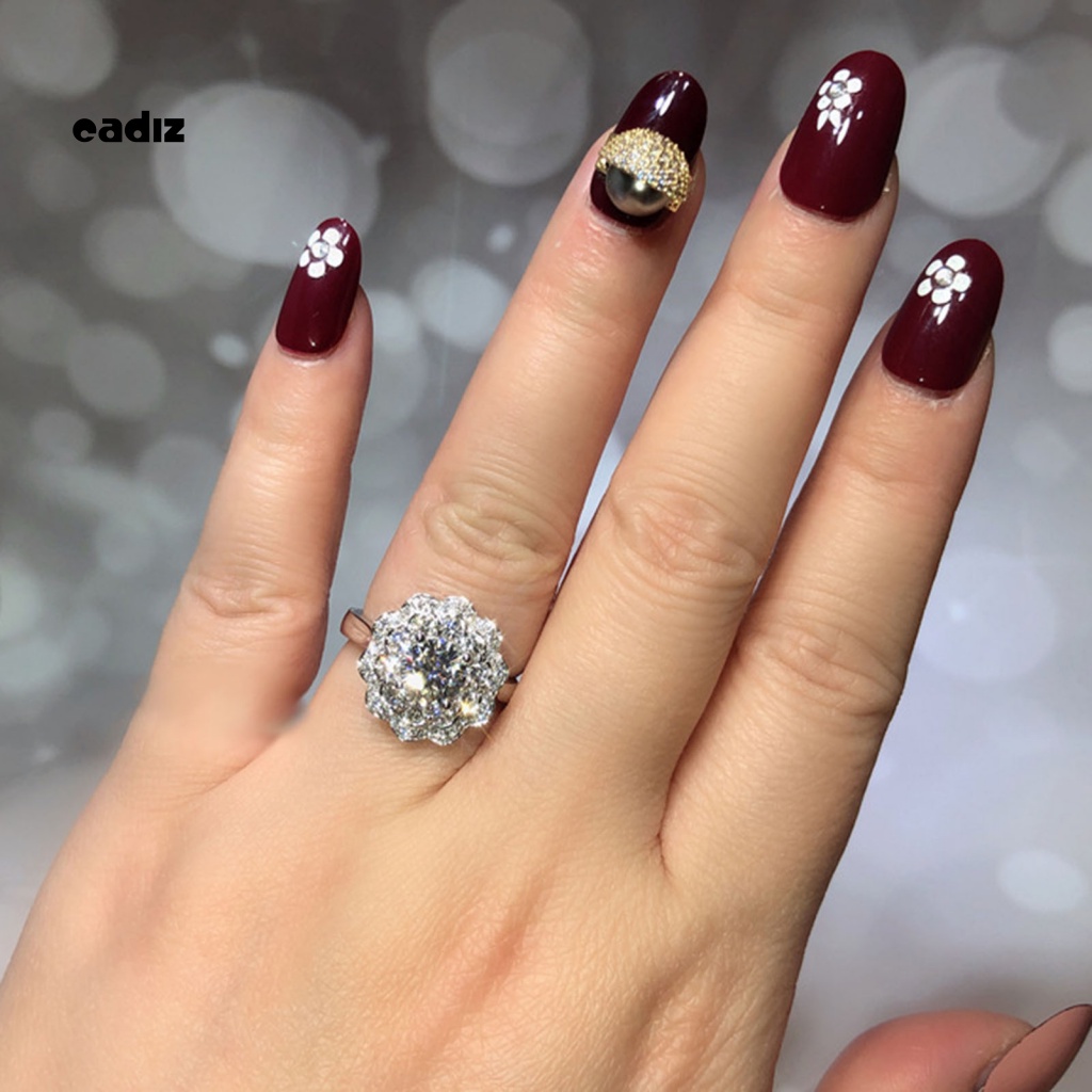 Nhẫn Đính Đá Phong Cách Cổ Điển Sang Trọng Dành Cho Nữ