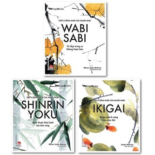 Sách - Combo triết lý sống khoẻ của người Nhật (Wabi sabi, Ikigai, Shinrin yoku) thumbnail
