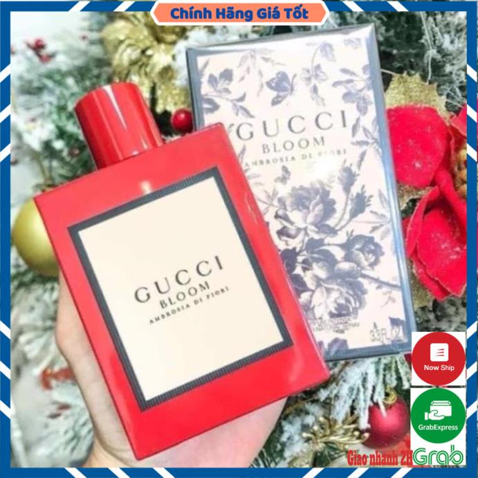 Nước hoa nữ thơm lâu Gucci Bloom huyền bí đỏ dung tích 100ml - Dầu thơm nữ tính quyến rũ - BeanBeauty