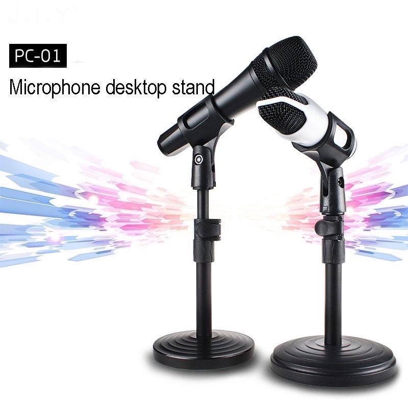 Chân kẹp Mic Mini Để Bàn đế tròn tiện lợi-Kẹp được tất cả mic thu âm