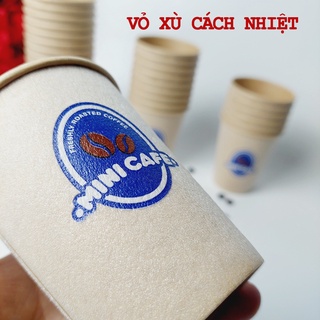 50 chiếc cốc giấy mini cafe 240ml - 8oz