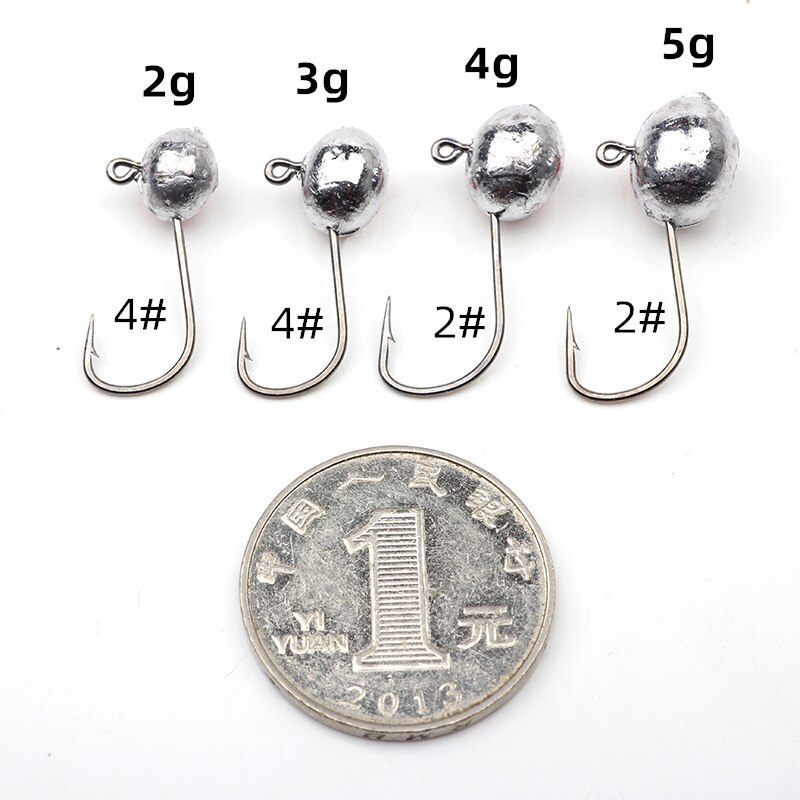 Set 10 Mồi Giả Nhử Cá 2g 3g 4g 5g Bằng Nhựa Cứng Gắn Kèm Móc Câu