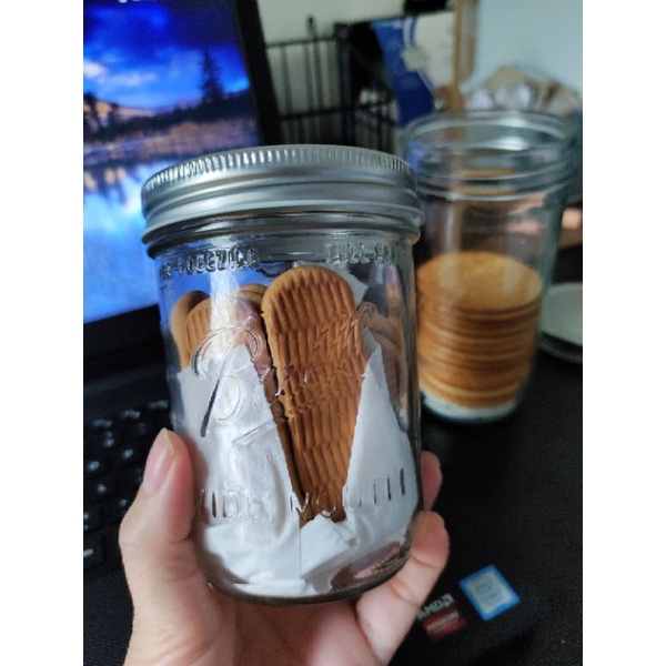 Lọ thủy tinh đa năng có chia vạch Mason Jar