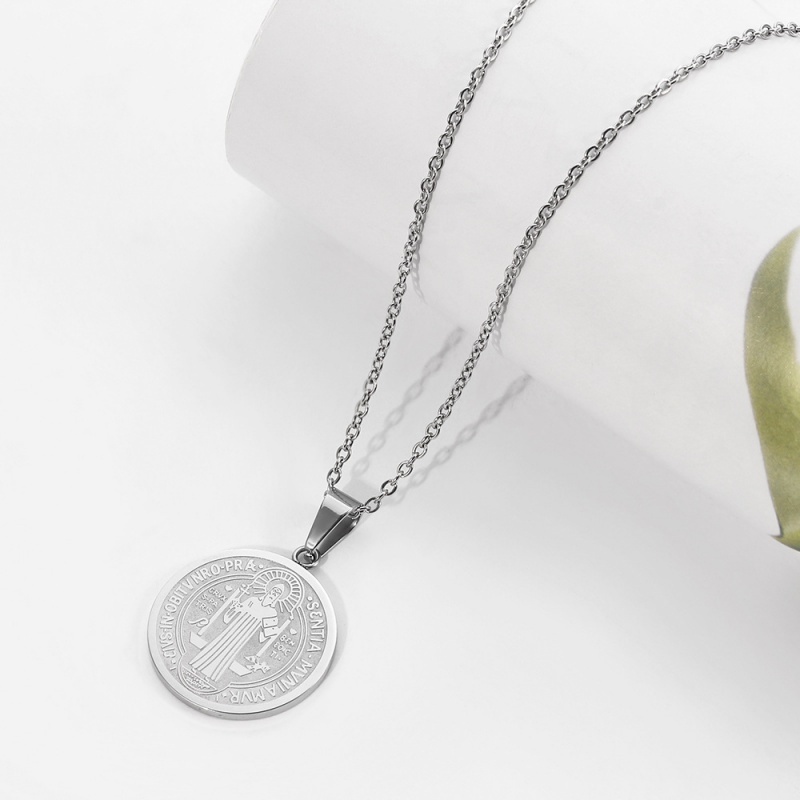 (MớI) Vòng cổ HìNh TháNh Giá BằNg ThéP Không Gỉ