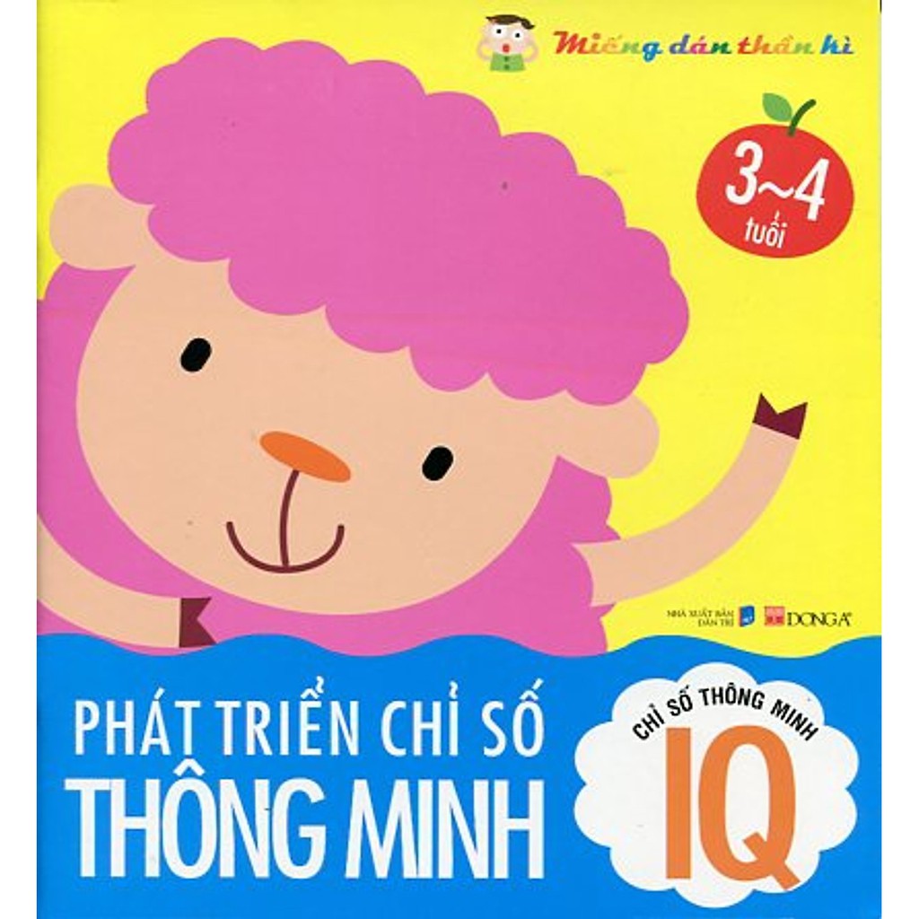 Sách - Phát triển chỉ số thông minh IQ 3-4 tuổi