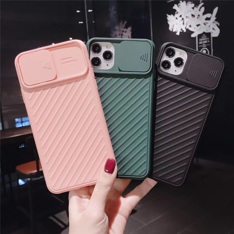 Ốp Lưng Bảo Vệ Camera Nắp Trượt, Ốp iphone Dẻo