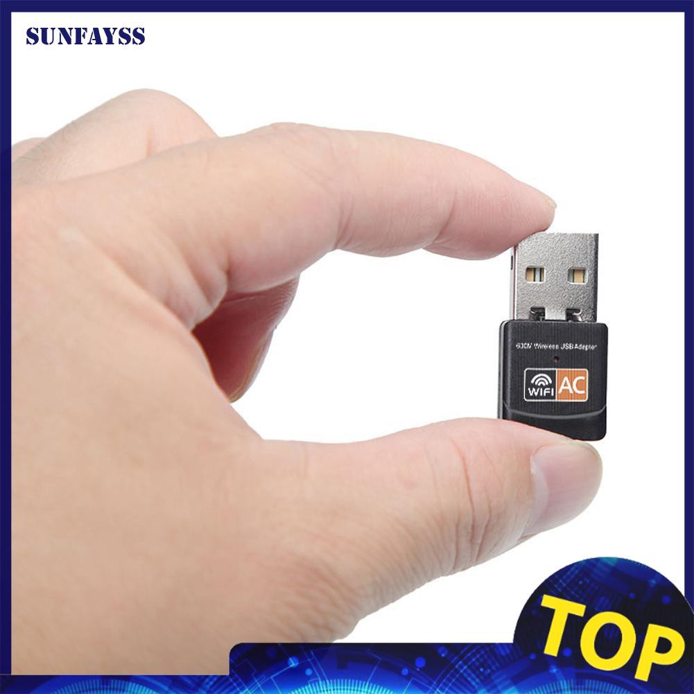 Usb Wifi 600mbps Dual Band 2.0 2.4g / 5g Hz 802.11ac | BigBuy360 - bigbuy360.vn
