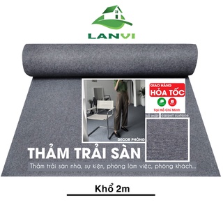 Thảm nỉ trải sàn nhà, thảm lót sàn nhà đẹp giá rẻ dày 3mm trải văn phòng, phòng ngủ, hội nghị