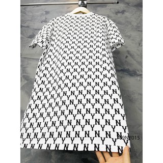 |ẢNH THẬT|VÁY TRẮNG MONO LOGO ĐEN