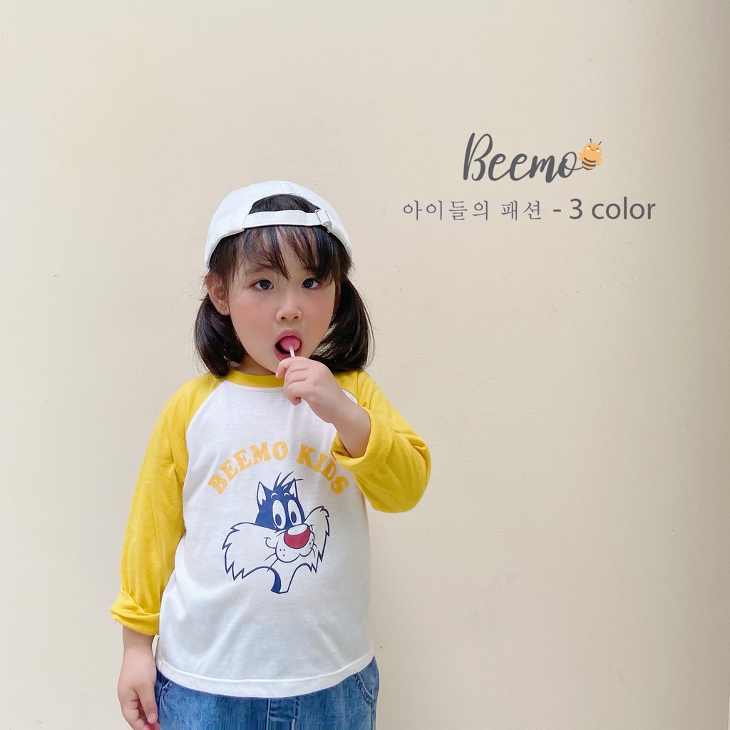 Áo thun dài tay cho cả bé trai và bé gái-100% cotton-[lỗi 1 đổi 1 trong 5 ngày]-Tú Linh kids store chuyên QATE cao cấp.