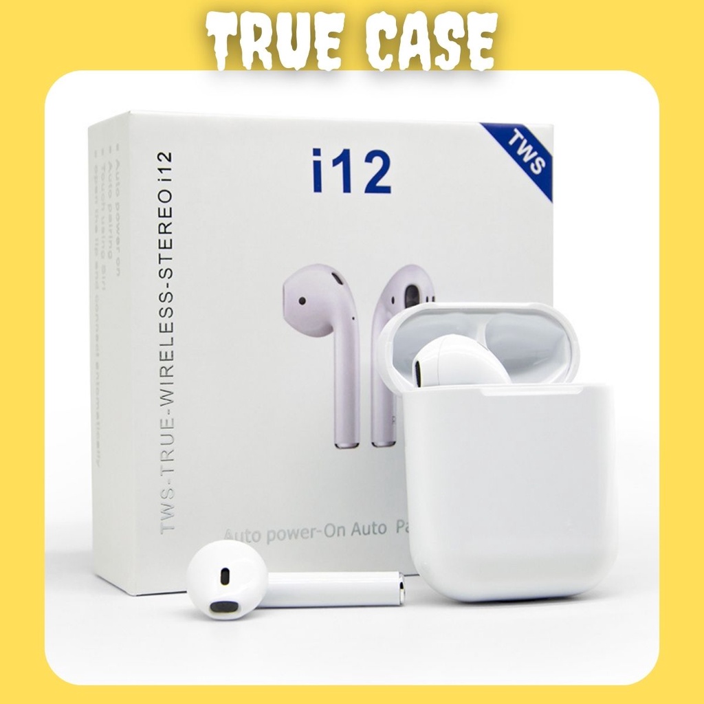Tai nghe giá rẻ gaming bluetooth II12, tay nghe không dây cho sinh viên
