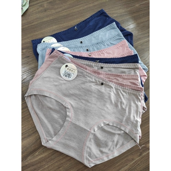 10 quần lót muối tiêu cạp cao vải cotton 100% 307