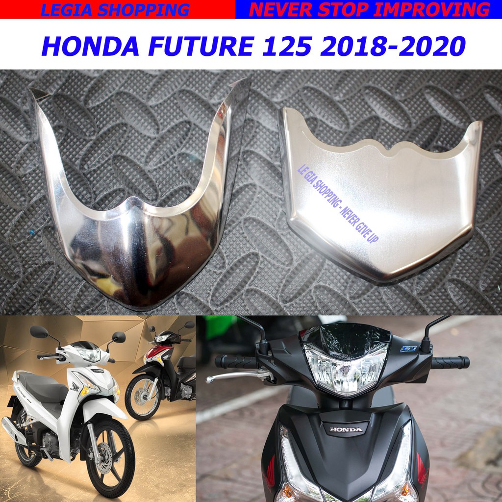 BỘ CHỤP MỎ DÈ TRƯỚC SAU INOX 304 HONDA FUTURE 15 2018 - 2020