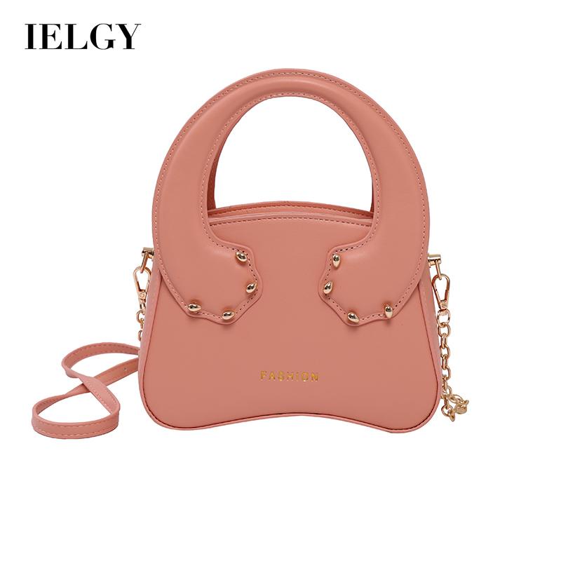 Túi Đeo Vai Màu Trơn Đính Đinh Tán Phong Cách Hàn Quốc Thời Trang Cho Nữ