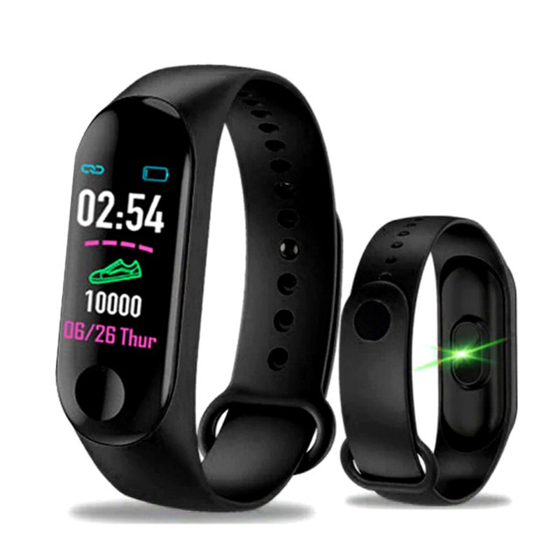 M3 Plus Jam pintar Smart Đồng hồ thể thao Band Bluetooth Wristband Monitor Theo dõi tập thể dục Blood