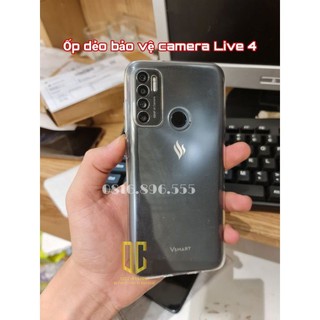 Ốp dẻo trong suốt bảo vệ Camera Vsmart Live 4