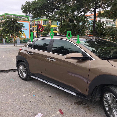 Nẹp cong kính Kona 2018-2019-2020