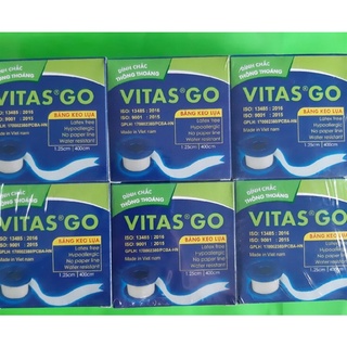 Băng keo lụa vitas go hộp 1 cuộn 1.25 cm x 4m