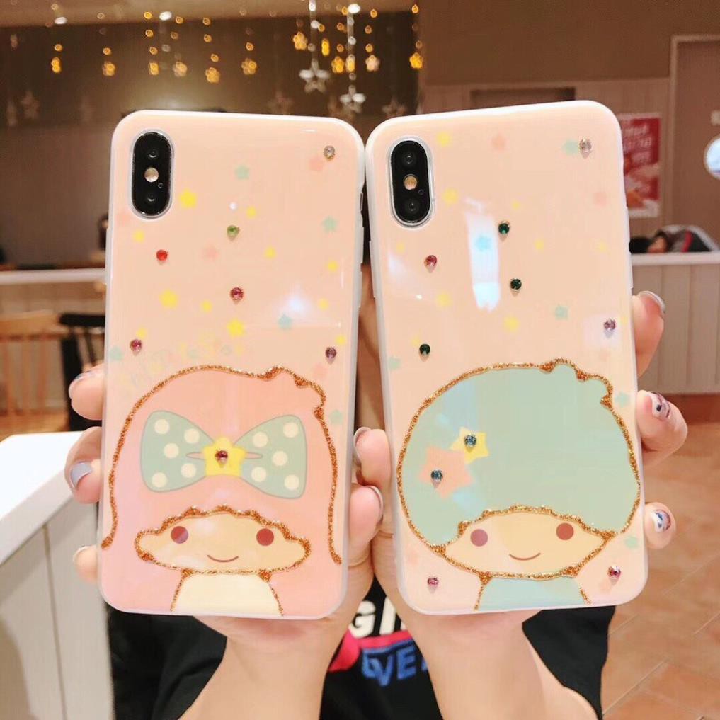 ỐP IP Hình bé gái đội mũ đính nơ xinh xắn