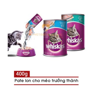 Pate Lon Whiskas 400g Cho Mèo Lớn