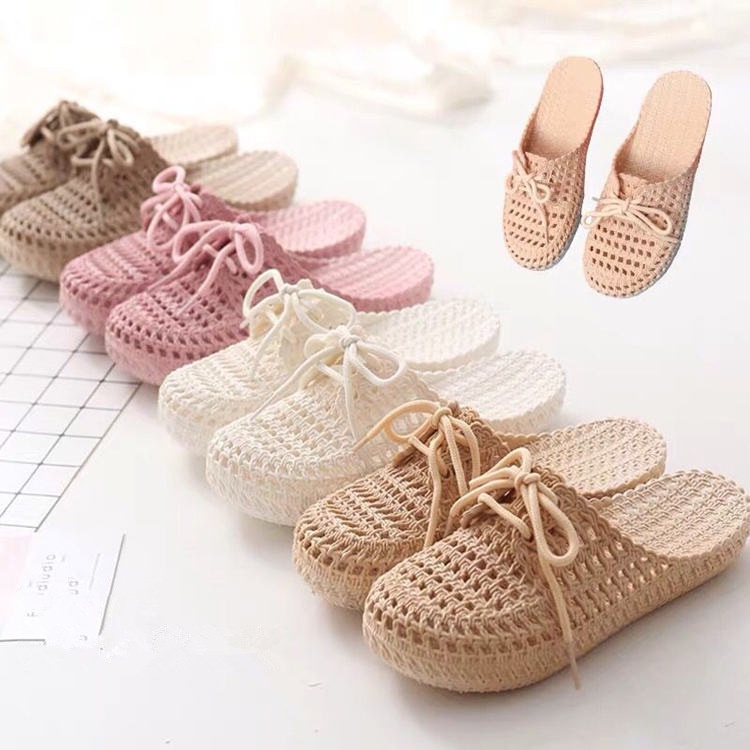 Dép Sandal Nhựa Đế Mềm Chống Trượt Thời Trang Đi Biển Mùa Hè Cho Nữ