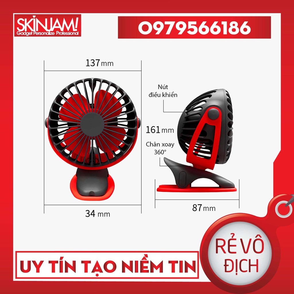 Quạt sạc mini Yoobao Y-F04 bản 6400mAh. | BigBuy360 - bigbuy360.vn