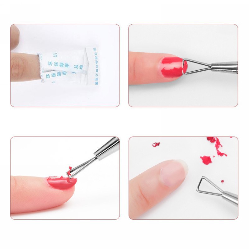 [Hàng mới về] Dụng cụ tẩy sơn móng tay bằng thép không gỉ cao cấp